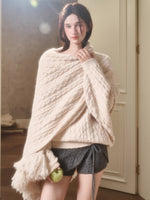 Little Deer Wool Cloud Knit Sweater & Skirt/Shorts Set
