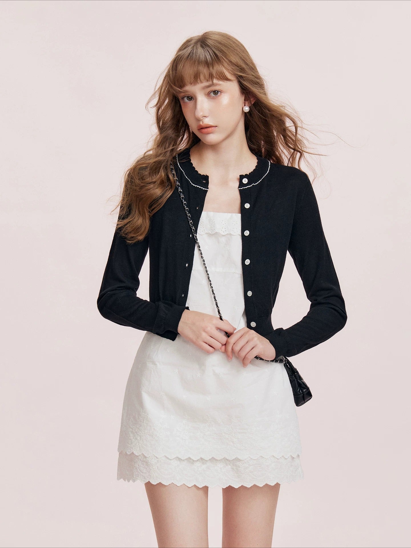 Cotton Lace Slip Dress