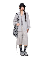 Drawstring Pocket Wide Leg Pants