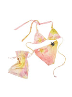 Floral Print Twist Knot Bikini