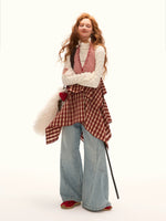 Washed Vintage Wide-Leg Jeans