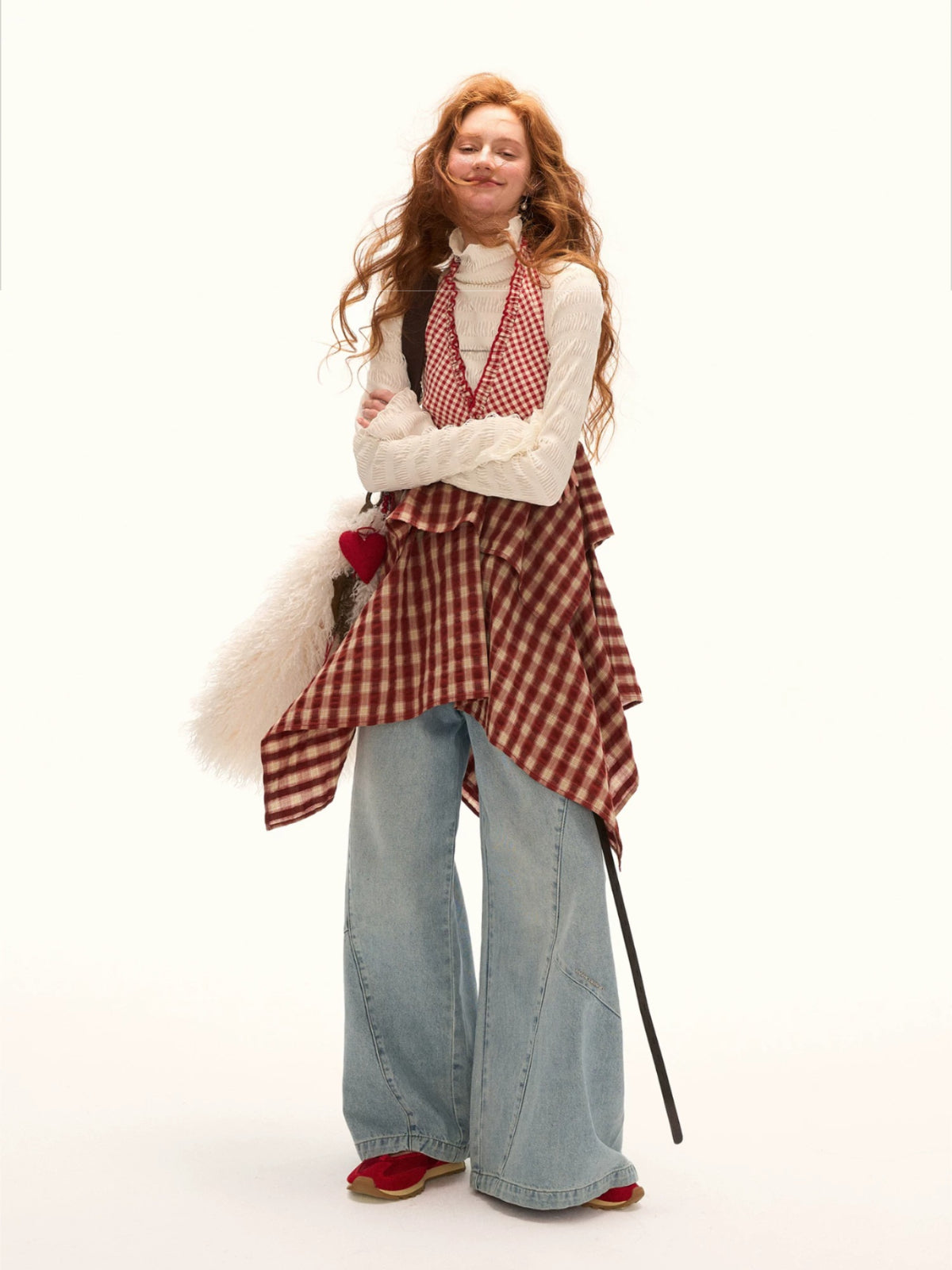 Washed Vintage Wide-Leg Jeans