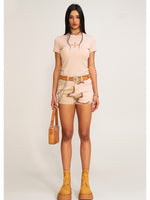 Compass Dancer Denim Flat Shorts Desert Camouflage