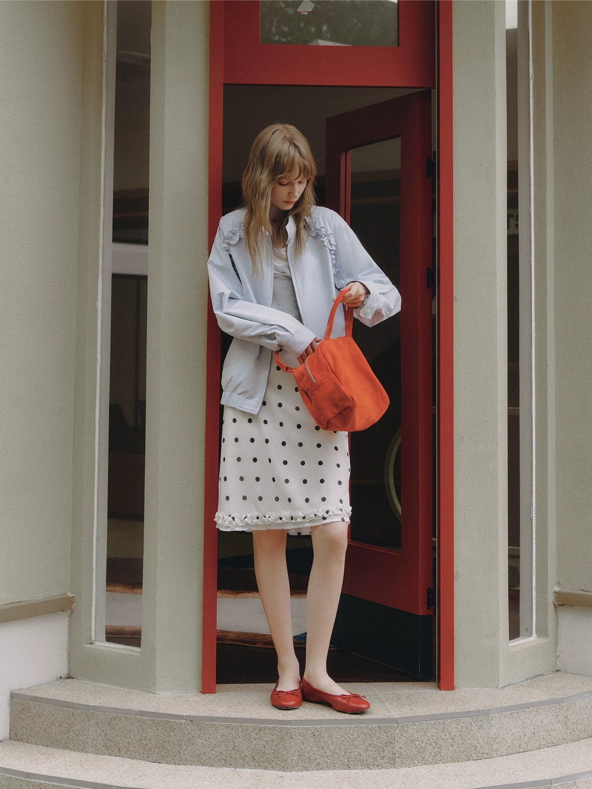 Ruffle Collar Jacket