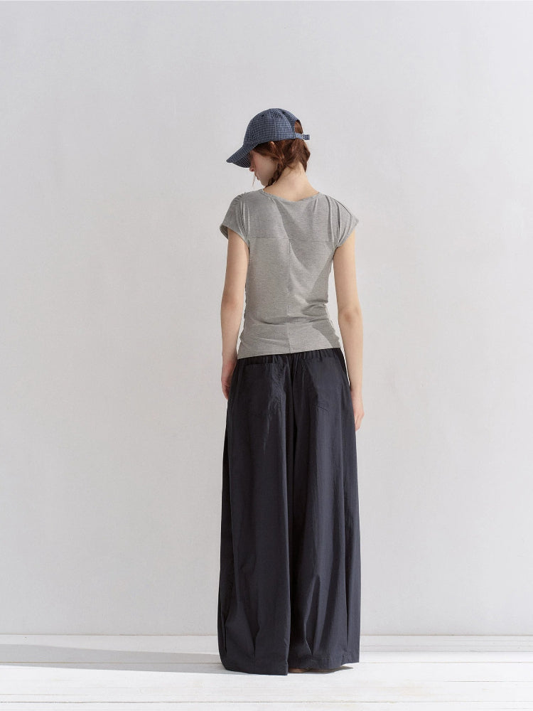 Pleated Balloon Pants