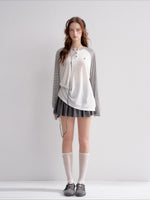 Raglan Henley Long Sleeve Top