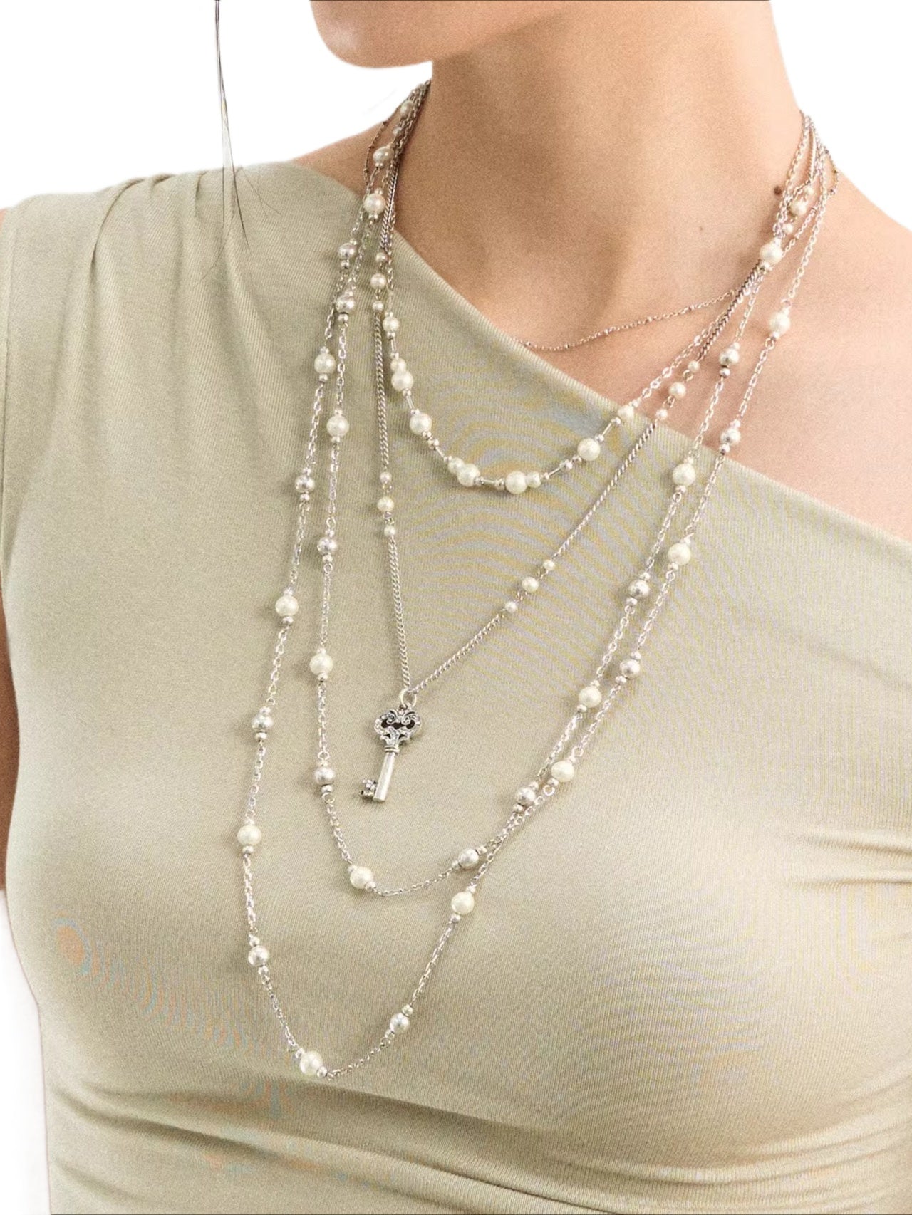 Pearl Layered Necklace