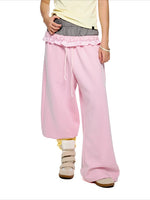 Plaid Waist Sweatpants