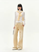 Faded Double Waist Pants