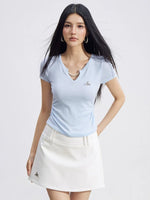 Lyocell V-Neck Tee