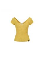 Back Tie Knit Top