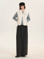 Layered Tie Waist Barrel Trousers