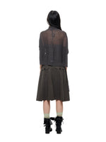 Korean Drawstring Knit Cardigan
