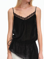 Lyocell Satin Lace Cami Top