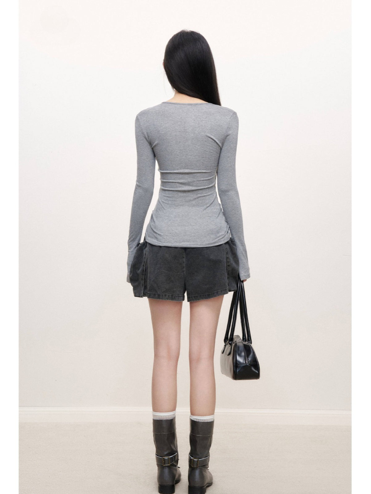 Lace Trim Layered Knit Top