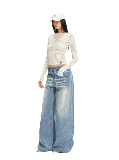 Ranch Sack Denim Pants