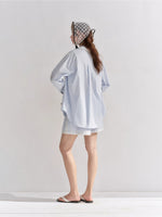 Lace Trim Shirt Set
