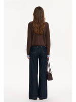 Waistband Free Straight Leg Jeans