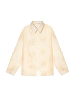 Floral Embroidered Shirt Set