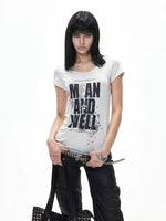 Letter Print Tee