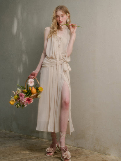 Airy Lightweight Greek-style Maxi Dress