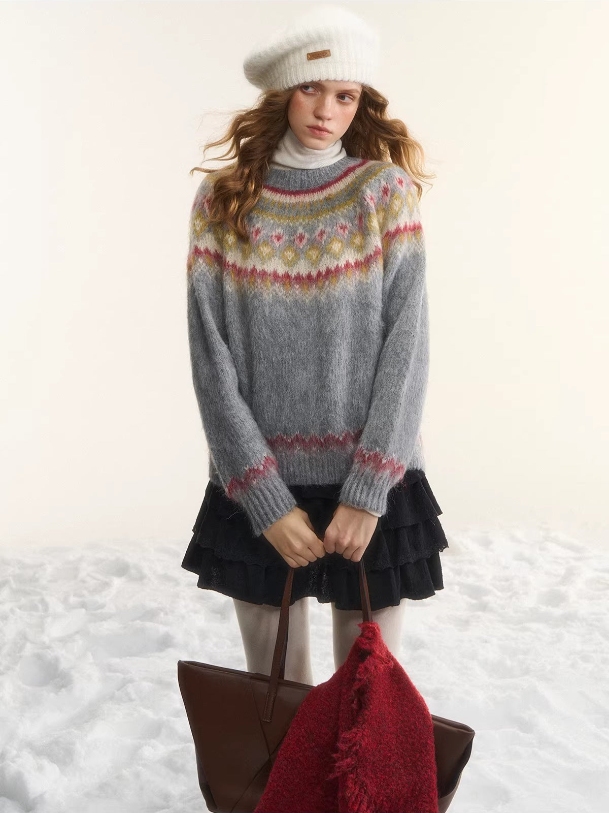 Knit Beret Hat