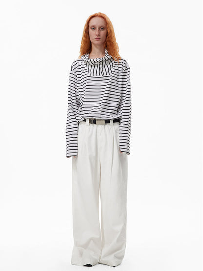 Oversized Tailored Wide-Leg Pants