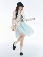 Ballet Tencel Pleated A-Line Skirt