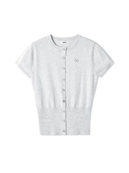 Merino Shimmer Fitted Tee