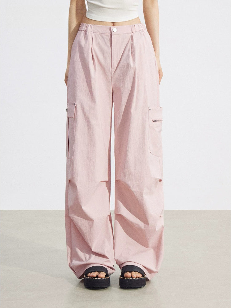 Cargo Wide-Leg Pants
