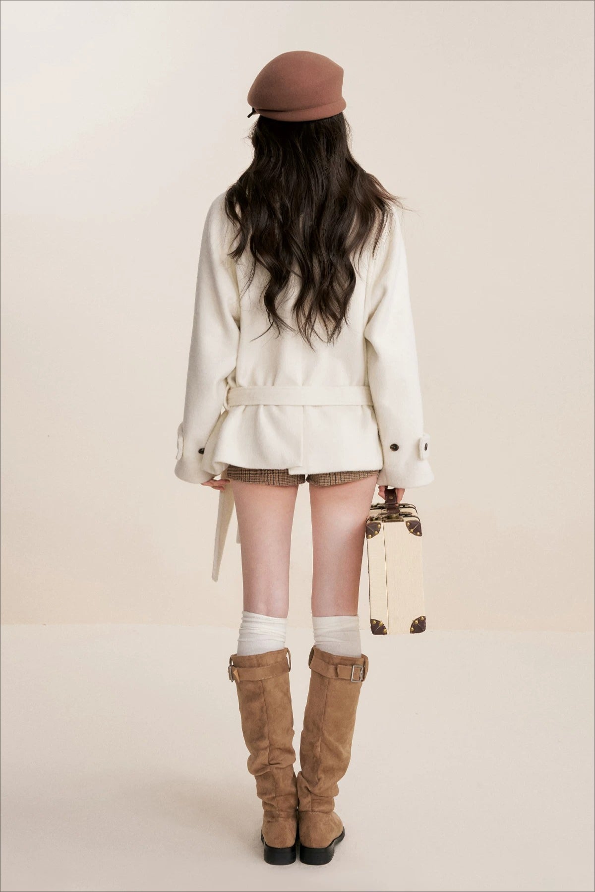 Belted Drop-Shoulder Coat