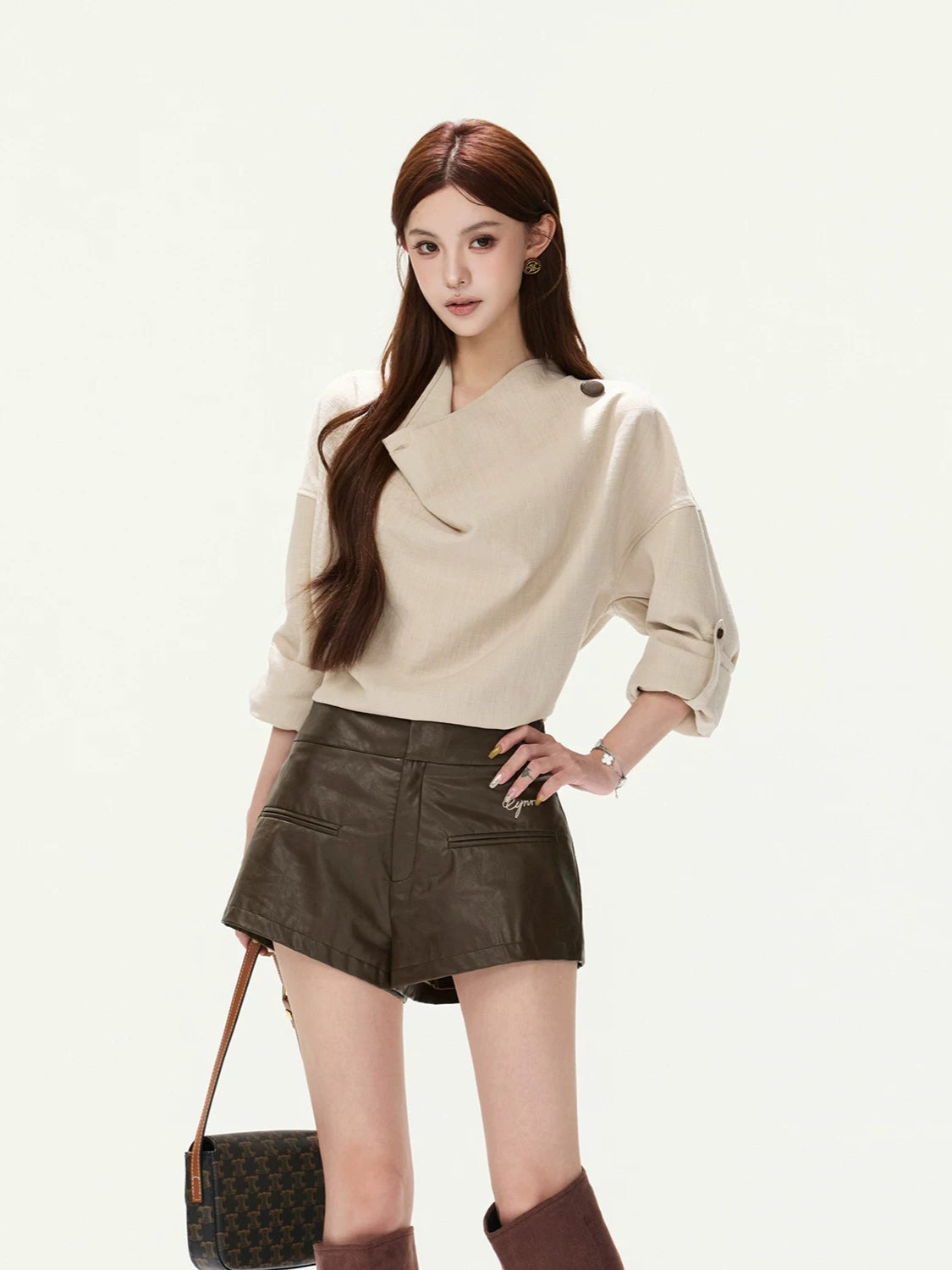 French Drape Blouse
