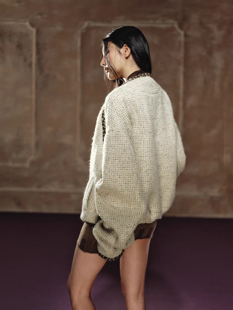 Tweed Batwing Jacket
