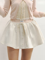 Romantic College Two-piece Mini Skirt