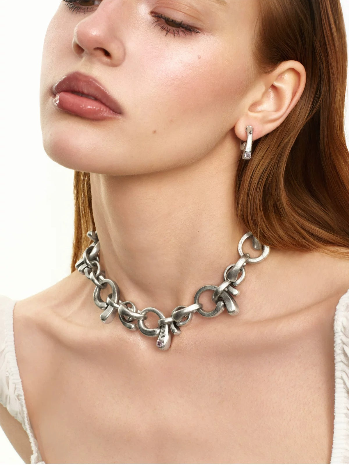 Vintage Bow Choker Necklace