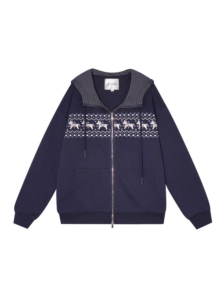 Fair Isle Hoodie Set