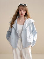 Double-Breasted Trench Jacket