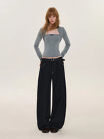 Vintage Contrast Stitch Jeans