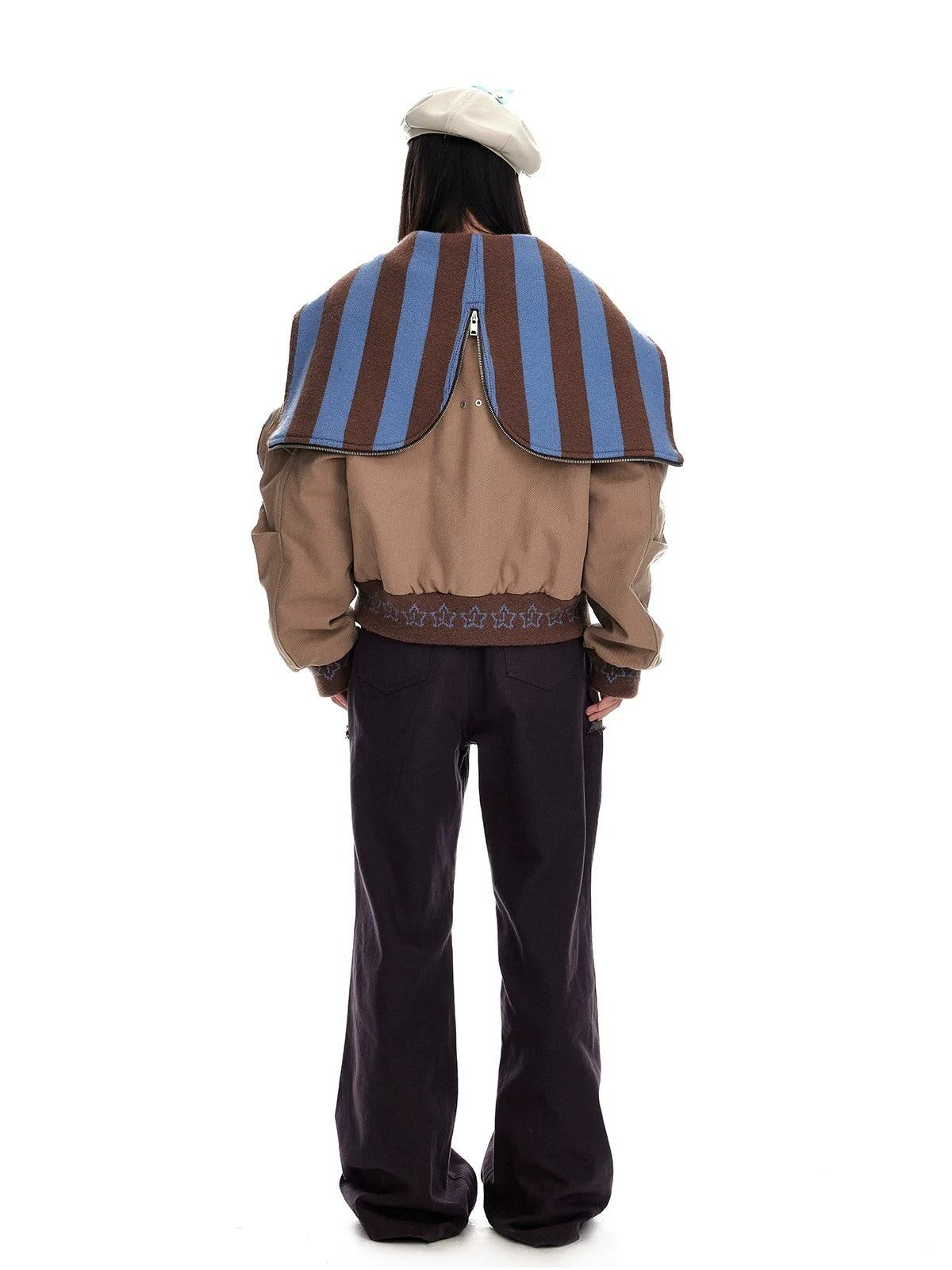 Star Patch Wide Leg Pants