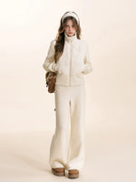 Wool Knit Down Jacket