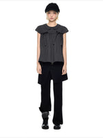 Plaid Peter Pan Top