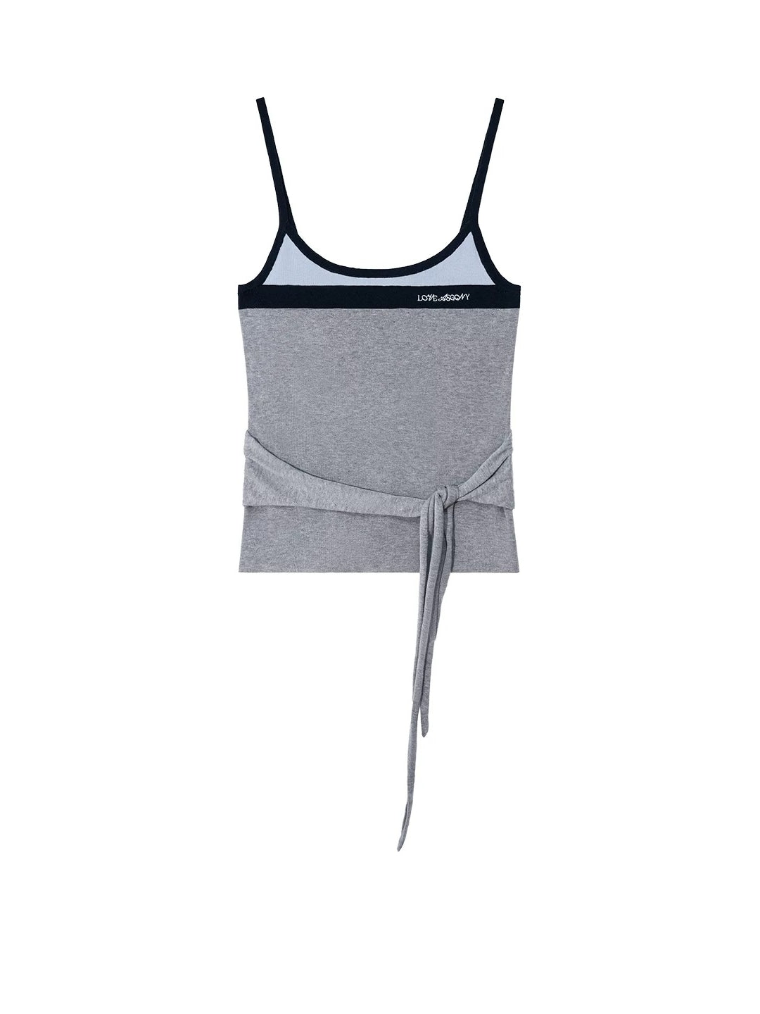 Contrast Strap Tank Top
