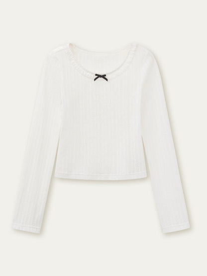 Textured Long-sleeve T-shirt Base Layer