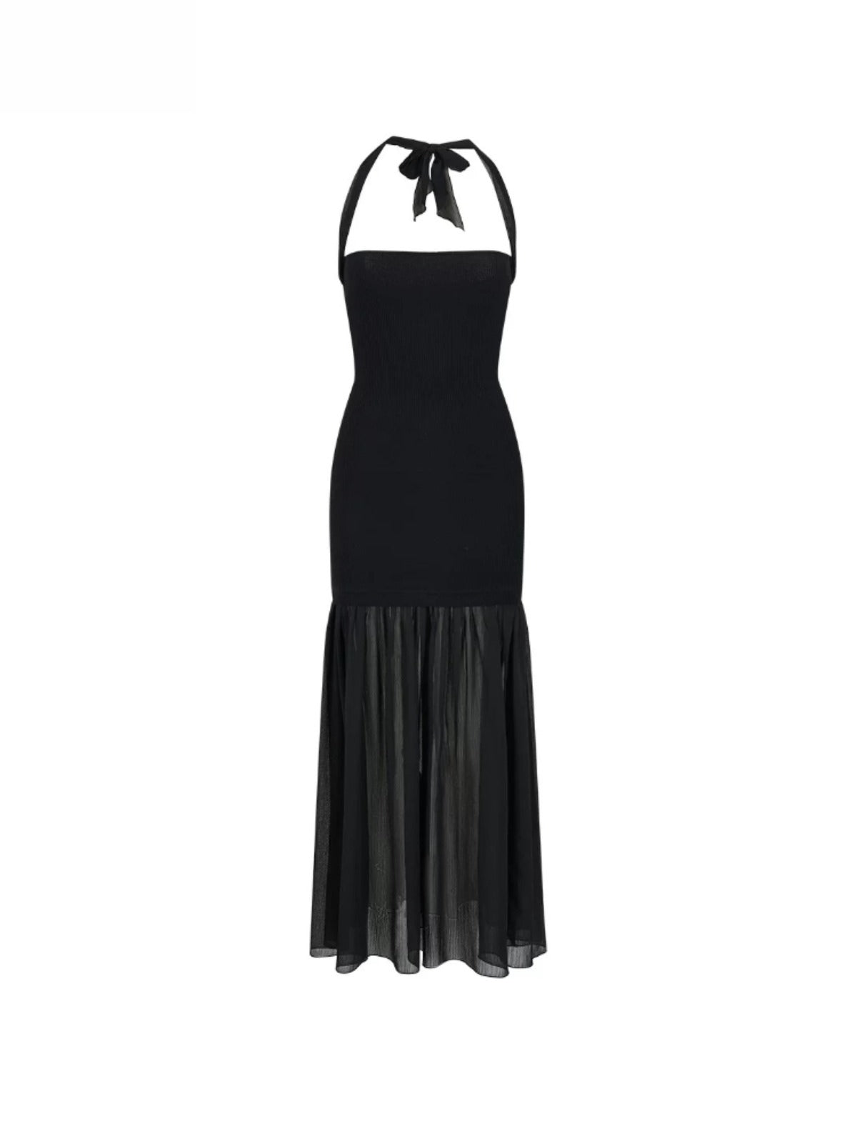 Night Muse Halter Dress