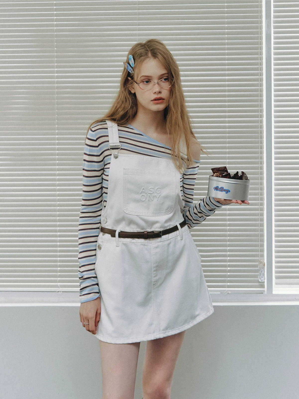 Denim Overall Skirt