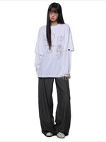 Printed Layered Long Sleeve Tee