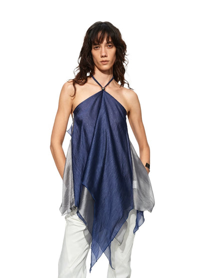 Braided Halter Layer Top