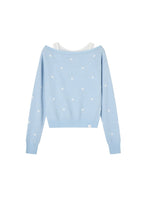 Off Shoulder Knit Sweater