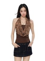 Draped Halter Camisole