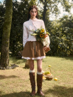 “Cloud” Natural Cotton Plaid Shirt